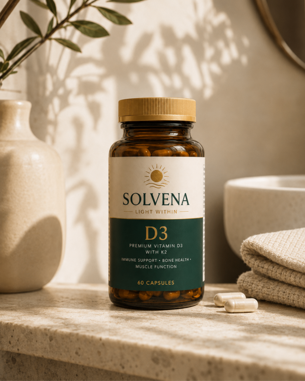 SOLVENA D3 — продуктов кадър